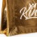 Sacola TNT Metalizado 45x35x11cm Dourado