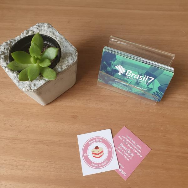 MINI CARTÃO 250g Sem Verniz