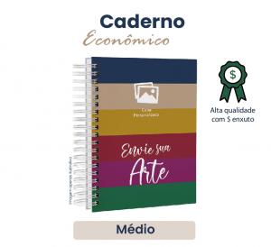 CADERNO ECONÔMICO A5 Capa Dura 100Fls