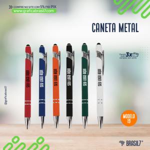 Caneta Metal | Mod 19 | Com Touch