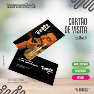 CARTÃO DE VISITA para Barbeiros