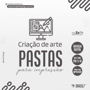 Criação de Arte Final de Pasta para impressão | Arte Digital Arquivo Final em PDF     Entrega Digital