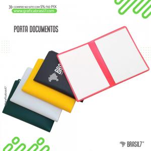 PORTA DOCUMENTOS em pvc PVC  Impressão em 1 Cor   