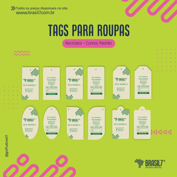 Tag em Papel Reciclato - Cortes Especiais